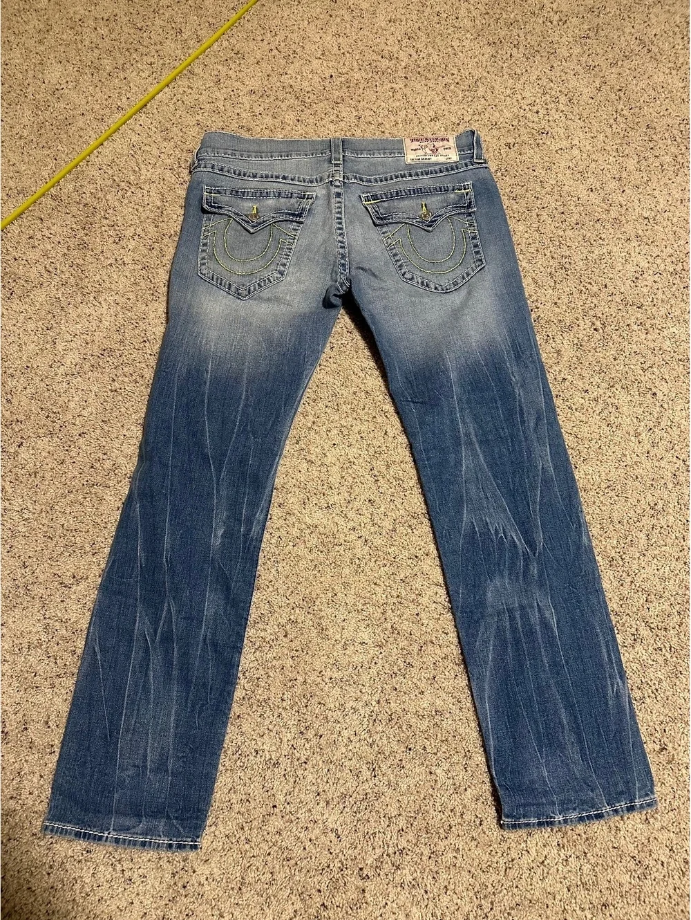 True Religion Men's Light Blue Section Skinny Jeans Size 38
